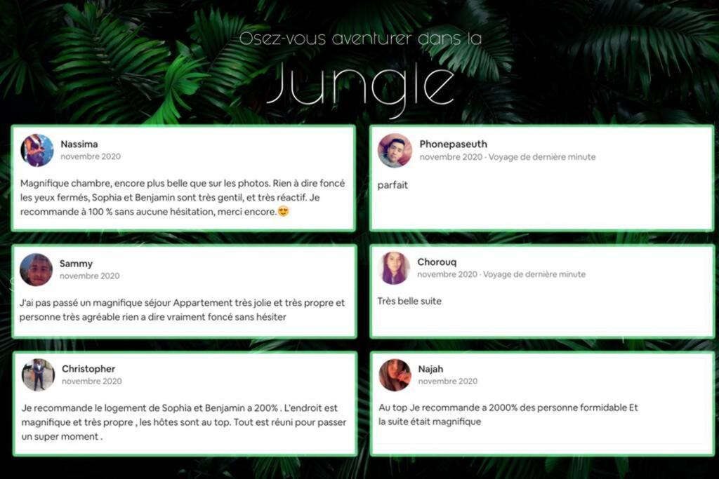 Secret Suite "Jungle" - Jacuzzi Privatif - Gare Rer C - Proche Paris ブレティニー・シュル・オルジュ エクステリア 写真